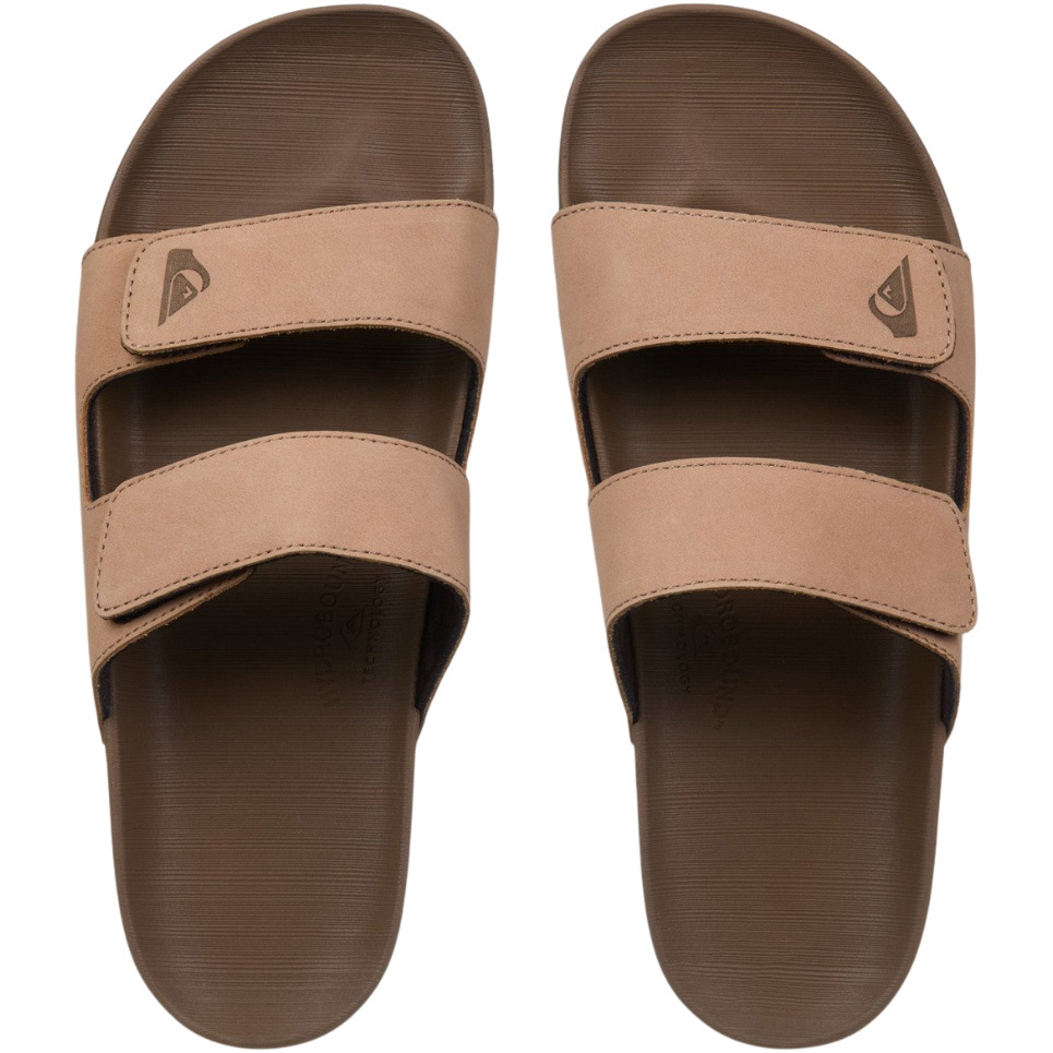 2026 Quiksilver Mens Rivi Leather Double Adjust Sandal AQYL101256 - Sand